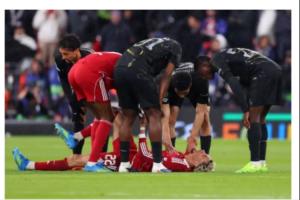 今年提前报销！英媒：埃基蒂克将伤缺9个月，无缘2026年剩余比赛