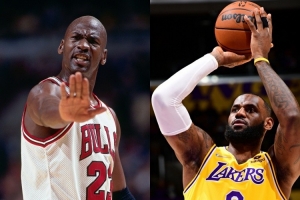 媒体人：若东契奇和里夫斯不打 詹姆斯要能带湖人夺冠就稳压乔丹