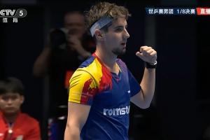 中国男团16强战0-1落后！梁靖崑0-3完败世界第42爱德华·约内斯库